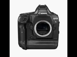 Canon EOS-1D X Mark II DSLR camera Low-poly 3D model