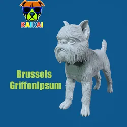 Characters & Creatures STL تنزيل - Griffon Bruxellois Dog model - 3D print - Rubber Duck