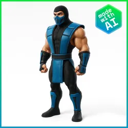 ❄️ Chibi Sub-Zero – MK Edition