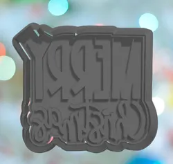 Christmas Merry Christmas Cookie Cutter