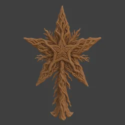 Elven Roots Star Tree Topper  (Precut)