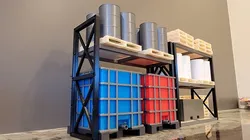 Forklift Pallet Rack Lesu 1/14 Tamiya