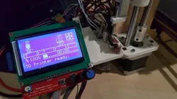 Full Graphic Smart Controller holder for lasercut frame ( with optional endstop)