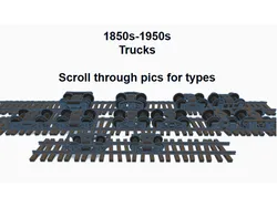 HO scale 2 axle trucks Trucks (MULTIPLE)