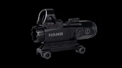 Leupold Mark 4 HAMR Scope with DeltaPoint Red Dot Sight  Low-poly 3D model