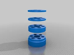 Mini Gun Barrel Clips for 3/4" .75in PVC Pipe