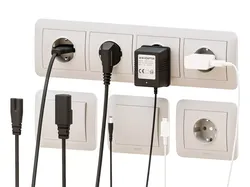 Plugs wall socket with outlet 3D model