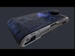 Sci-fi Control Screen Low-poly 3D model