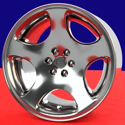 STL   WHEEL DODGE  VIPER GTS  1999  ( 6 , 5 AND 4 SCREWS )