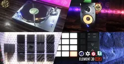 Studio Gear 3D Model Pack