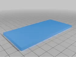 WARGAME SQUARE BASE 100 X 50 mm