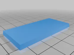 WARGAME SQUARE BASE 50 X 25 mm
