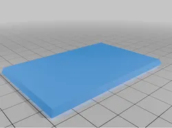 WARGAME SQUARE BASE 75 X 50 mm