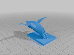 Whale Jumping Out of Water
