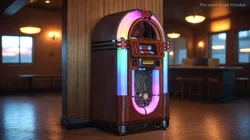 Wurlitzer Retro Music Jukebox 3D model
