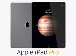 Apple iPad Pro Space Gray 3D model