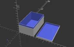 Box with lid (Box mit Steckdeckel)