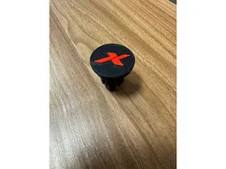 Car cigarette lighter socket cover with fiat 500x logo