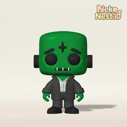 Characters & Creatures STL Descărcare - Chibi Frankenstein - NekoNest3D