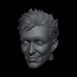 Charles Leclerc Premium Headsculpt STL & OBJ 1:6 & 1:12