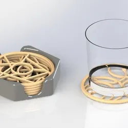 Geometrical coasters 2