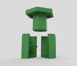 Hexagon flower pot concrete form mold