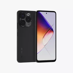 Infinix Note 40X Black Low-poly 3D model