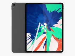 iPad Pro 129 Inches 2018 and New Apple Pencil 3D model