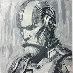 Ironbeard Hueforge 200x200 Black & White