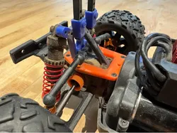 Latrax Teton  / 7530 Differential Housing (Rear) / Repair bracket / Traxxas