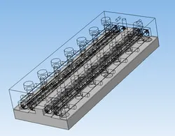 Linear guides with crossed rollers