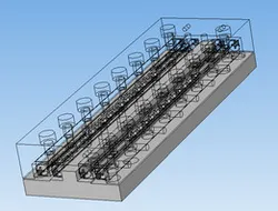 Linear guides with crossed rollers