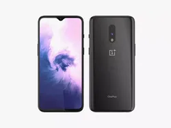 OnePlus 7 with front and phone 3D model