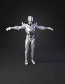 Quero um zombie humano estilo todo feito de cristais humanoide com tra