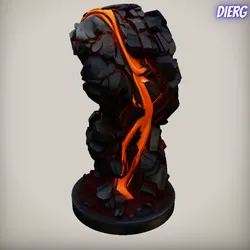 Sculptures & Artworks STL Download - Beautiful Lava Sculpture Home Decorby DiErModels