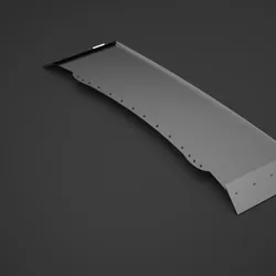 Universal Rear Racing Spoiler Wing – Aggressive Aero Style (3D Print Model)