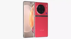 Vivo X90 Pro Plus Red Low-poly 3D model