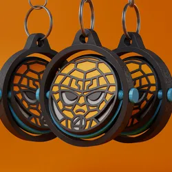 3D Printer Accessories STL Descărcare - 4 FANTASTIC KEYCHAIN - BEN GRIMM - THE THING - JTR STUDIO