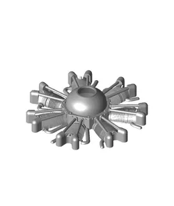 7 Cyl Dummy Radial Engine