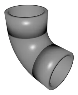 90 Degree Pipe Connector