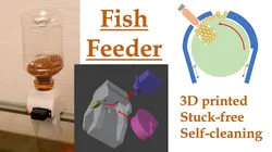 Aquarium Fish Feeder : stuck-free and self-cleaning