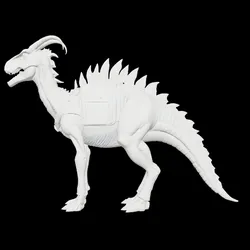 Armored Dinosaur with Saddle