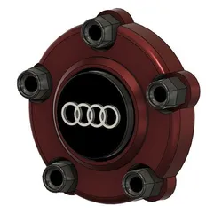 Audi centercap with nuts