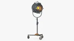 Bardwell and McAlister 1930s Hollywood Movie Light is On 3D model
