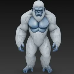 Characters & Creatures STL indir - Yeti - Brainbits3D