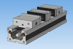 Double machine vice for CNC machines