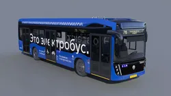 Electric Bus  KamAZ 6282  electrobus 3D model