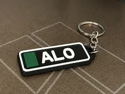 Etiqueta de Piloto Inspirada en F1 "ALO" - Modelo de impresión 3D gratuito