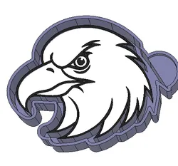 freshie the eagle STL Mold Housing for Silicone & Resin