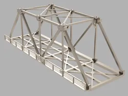 HO scale railway bridge